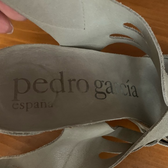 Pedro Garcia Pamela Suede Slingback Sandals Size 38 US 8 - Picture 13 of 16